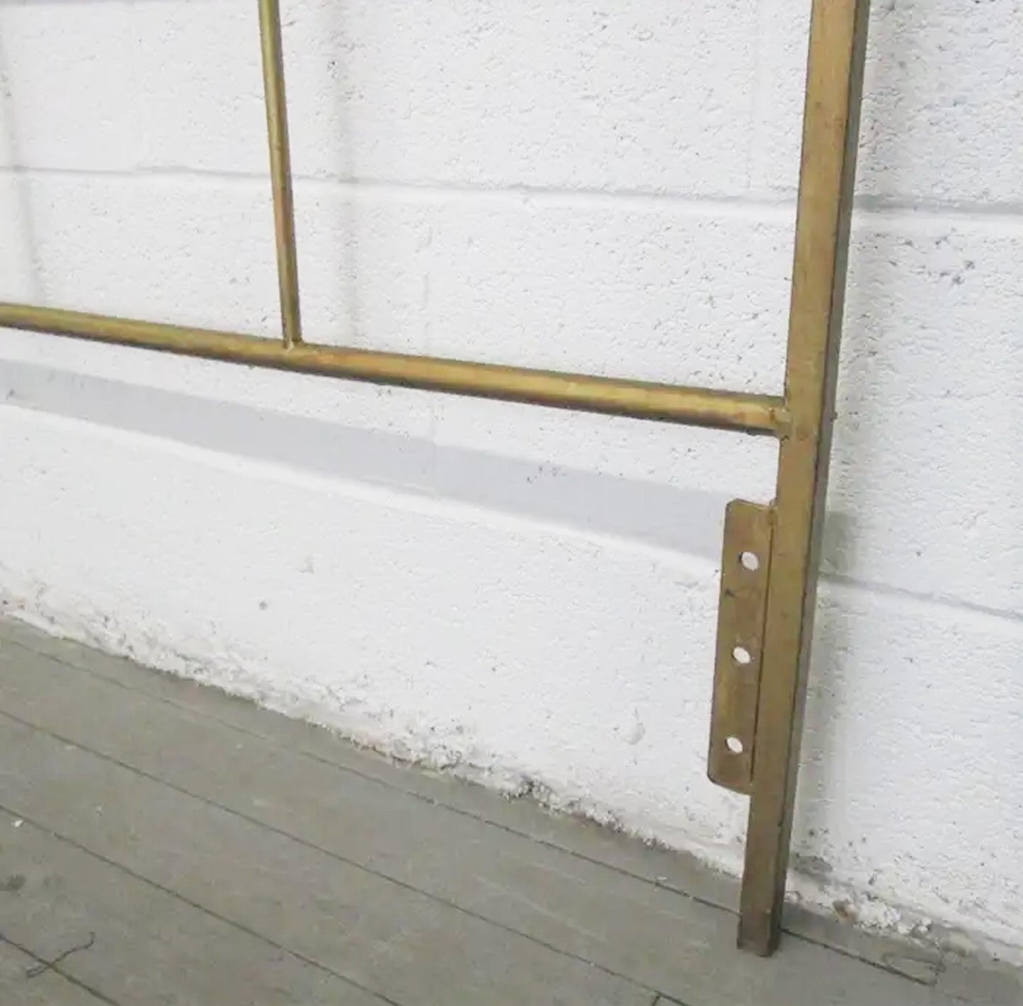 Handmade Gold Gilt Metal Headboard: Rococo Louis XV Style, King/Queen