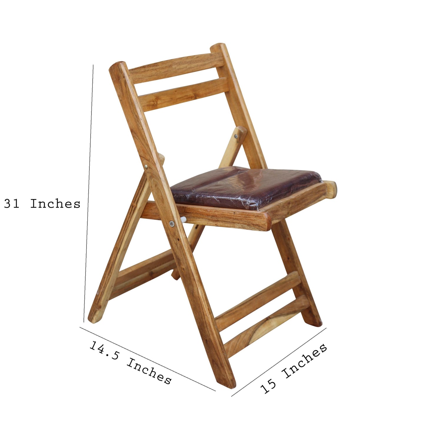 Handmade Teak Wood Folding Chair: Rococo Style Beach & Outdoor