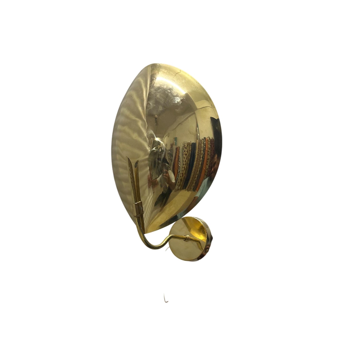 Mid-Century Modern Brass Wall Sconce: Handmade Minimalist Light Fixture