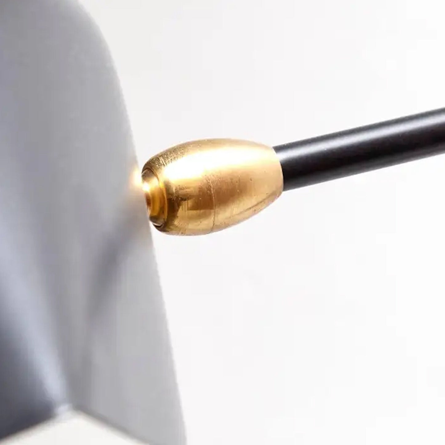 Italian Rotating wall Sconce, handmade Modern black Wall light fixture