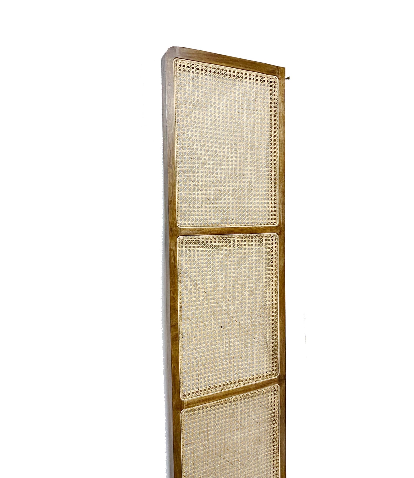 Mid century large Rattan Panel, Solid Wood Cane Room Divider, Wood Partition,  Room saperater Custom size also available