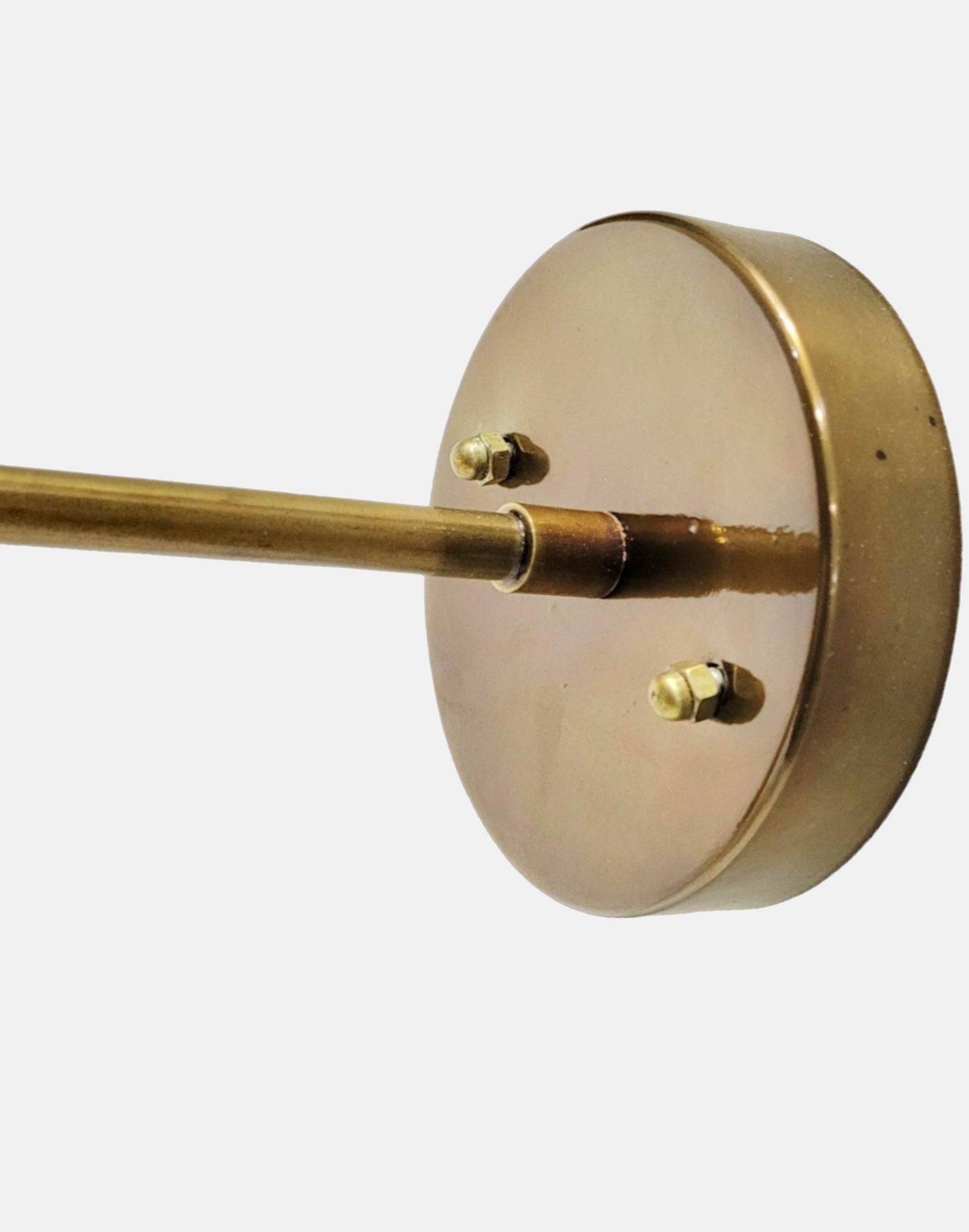 Antique Brass 2-Light Wall Sconce - Mid-Century Modern Light Fixture