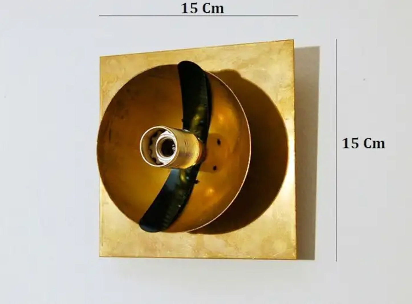 Handmade Brass Globe Wall Sconce - Italian Modern Lighting