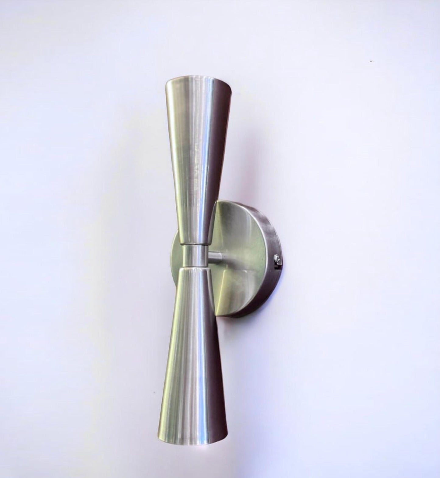 Handmade Brass Wall Sconce: Mid-Century Modern Light Fixture