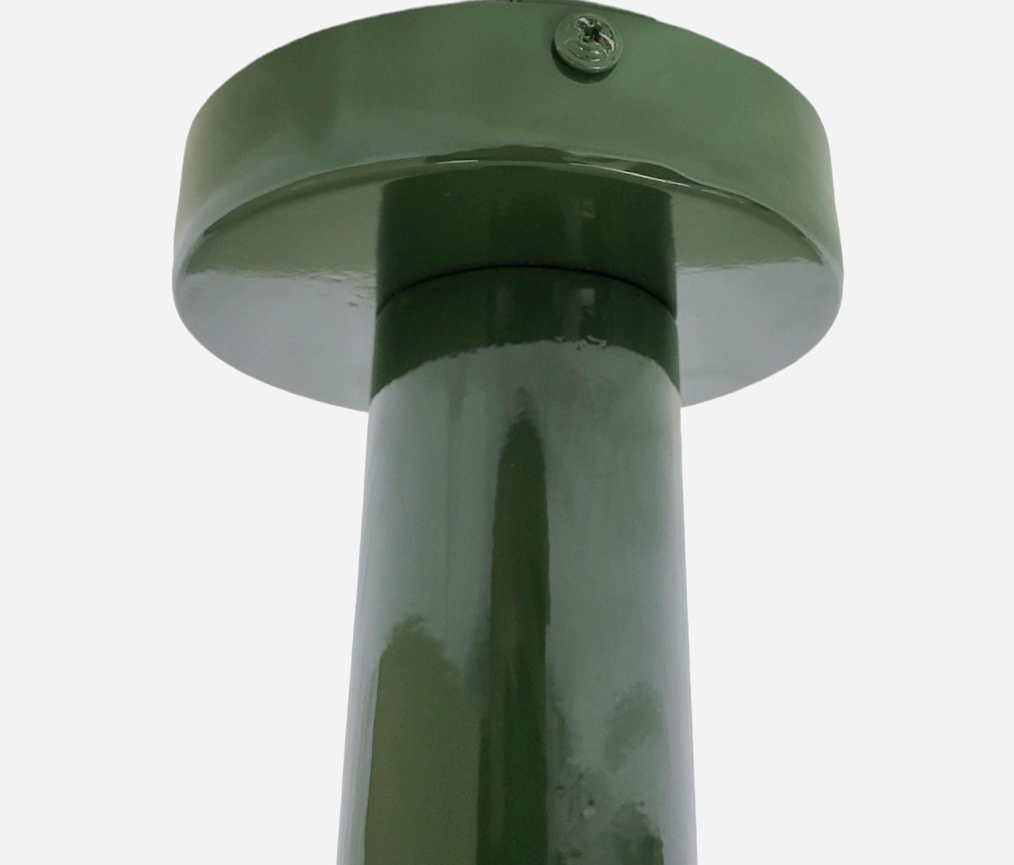 Handmade Brass 2-Light Flush Mount Ceiling Light: Mid-Century Italian Design