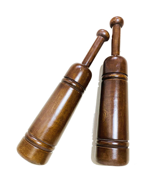 Wooden Indian Mugdar, Persian Rosewood Meel, Traditional Up to 33 Lbs. Indian Club,