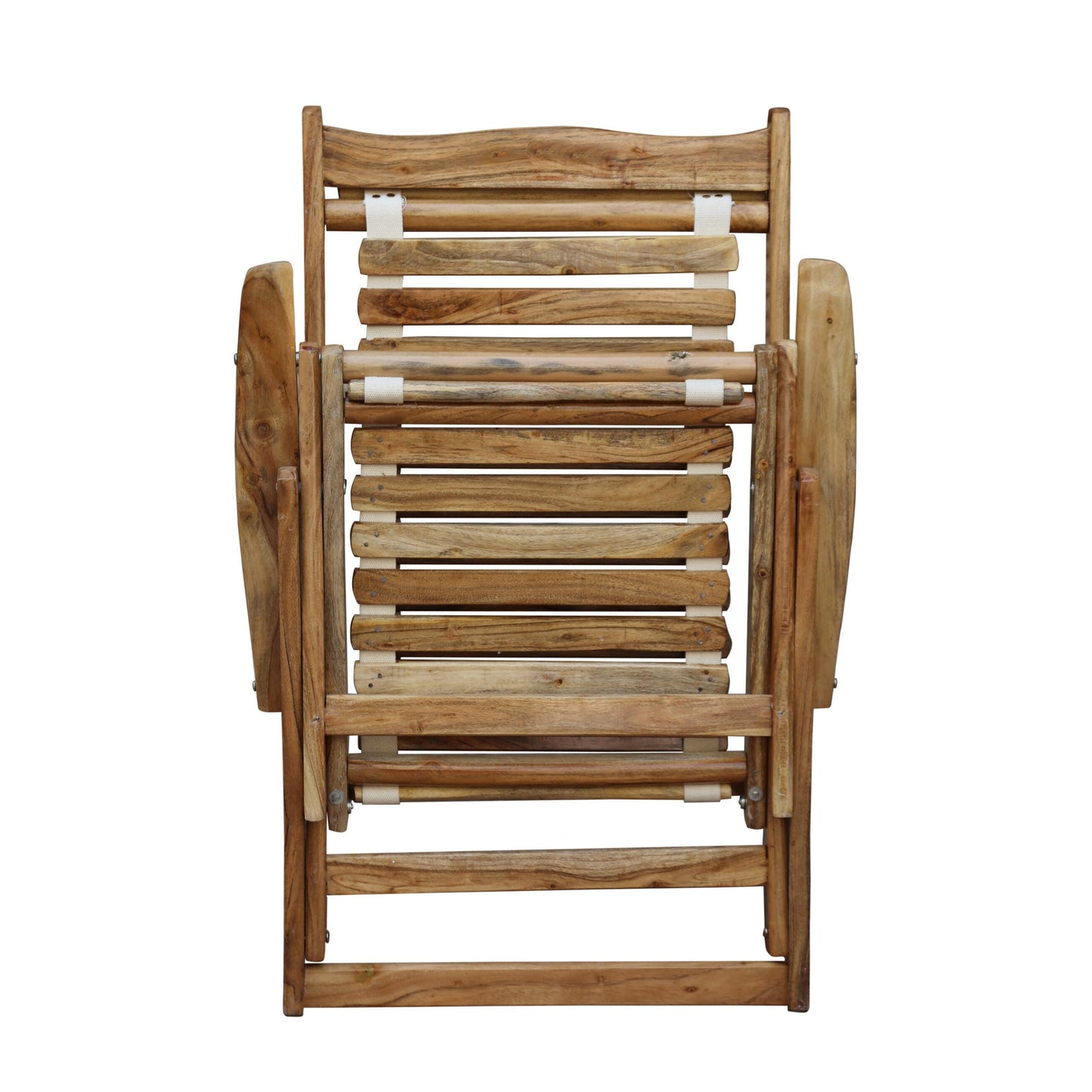 Handmade Teak Seawing Chair: Foldable Rococo Style Beach Chair