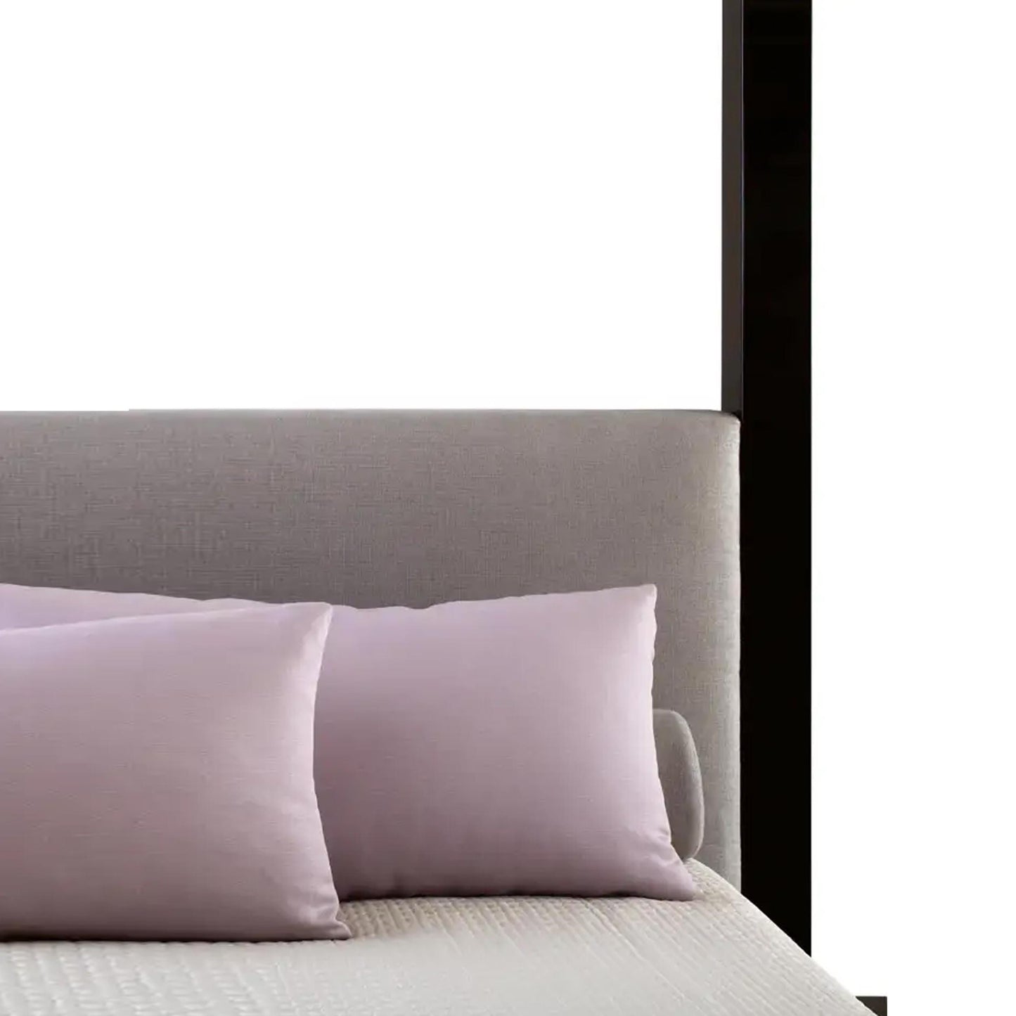 Handmade King Size Tufted Canopy Bed: Upholstered Bohemian Bed Frame