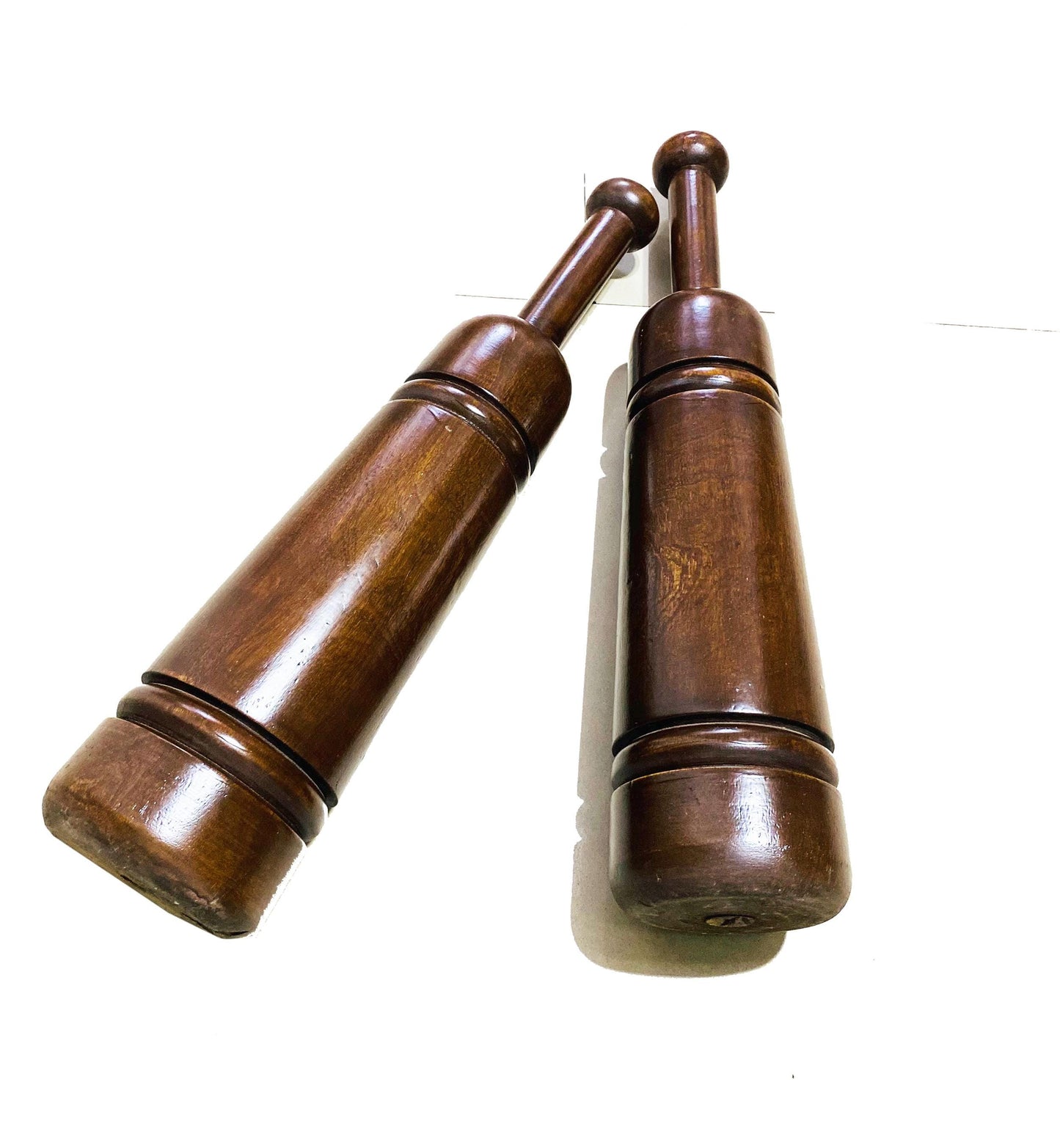 Wooden Indian Mugdar, Persian Rosewood Meel, Traditional Up to 33 Lbs. Indian Club,