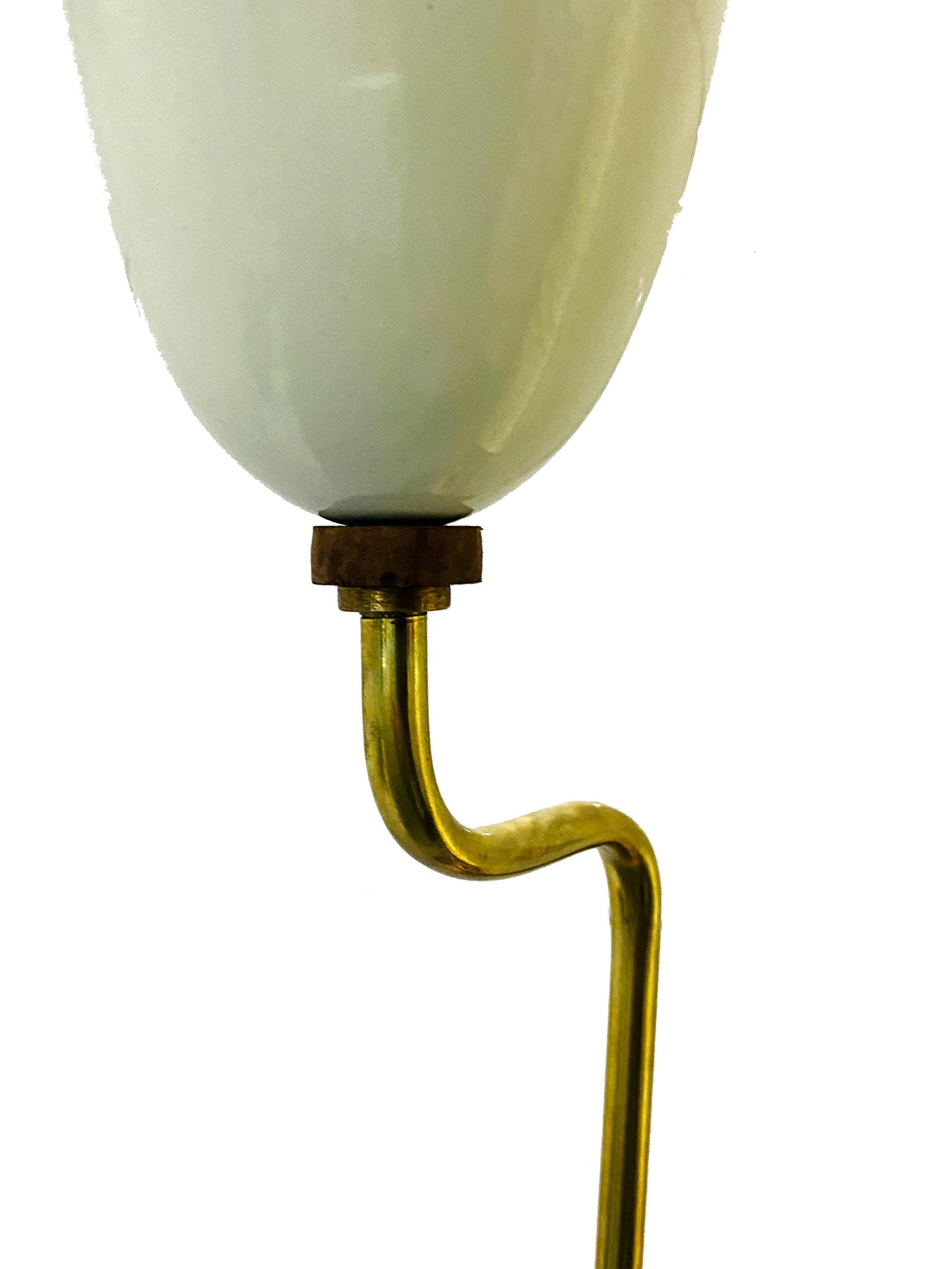 Lola Sconce handmade wood and brass wall light Italian fixture