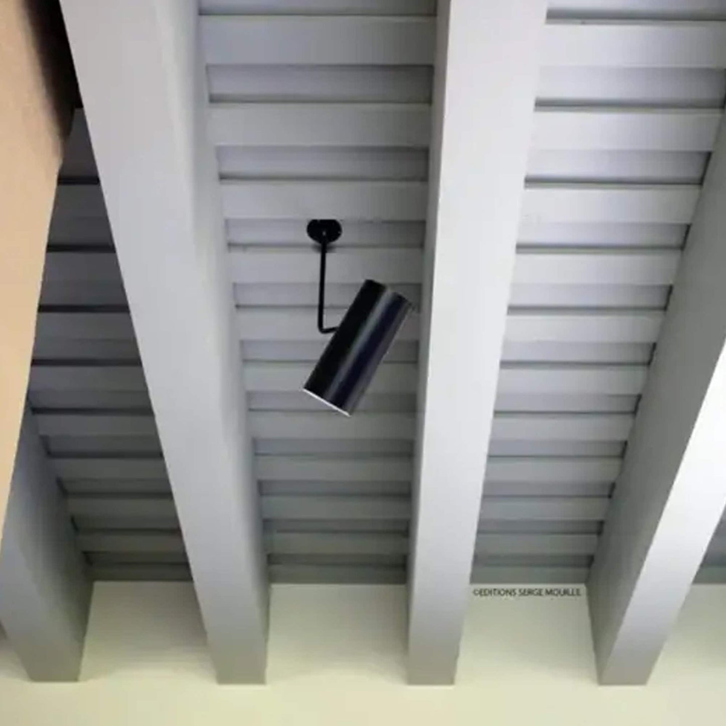 Handmade Brass Mid-Century Pendant Light - L Shape Ceiling Fixture