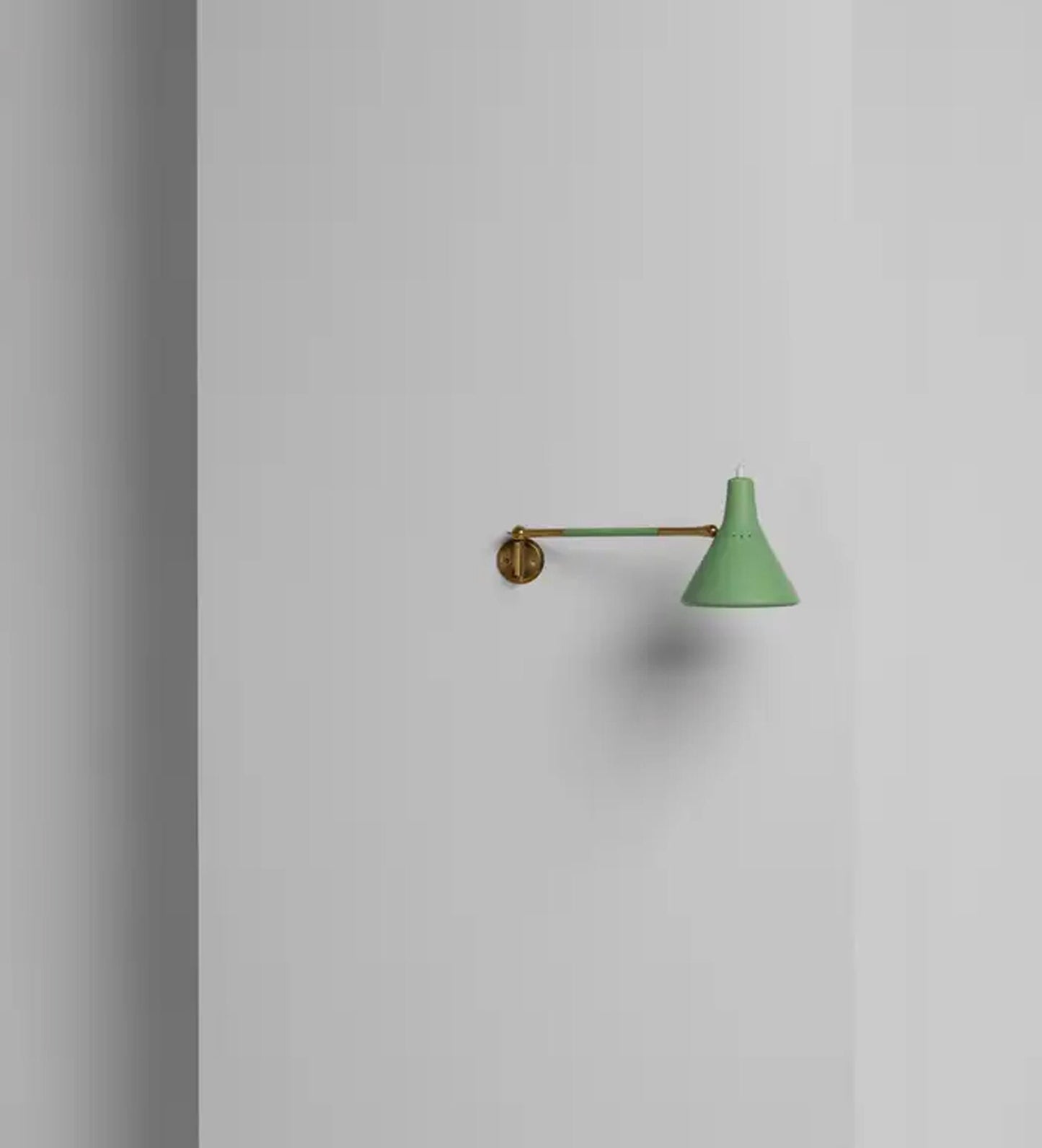 Italian sconce Mid century Articulated bras wall light fixture