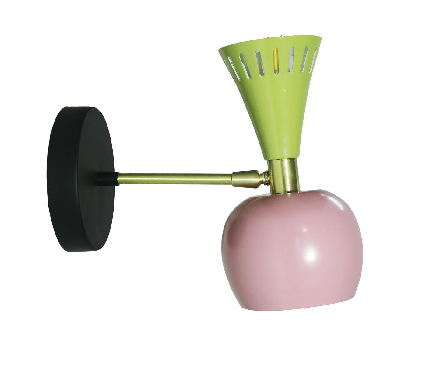 Handmade Moroccan Style Brass Wall Sconce: Multi Color Light Fixture