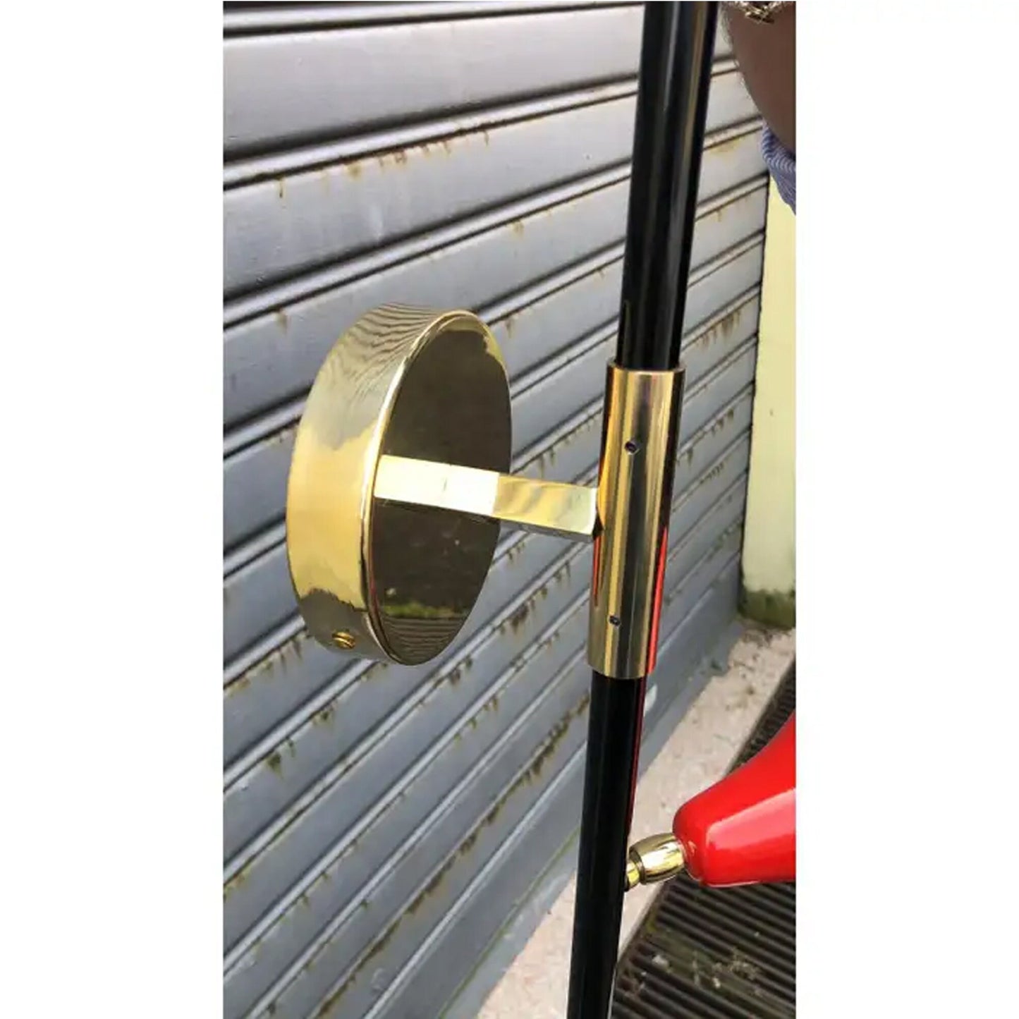 Handmade Brass 5-Light Chandelier: Mid-Century Modern Ceiling Light