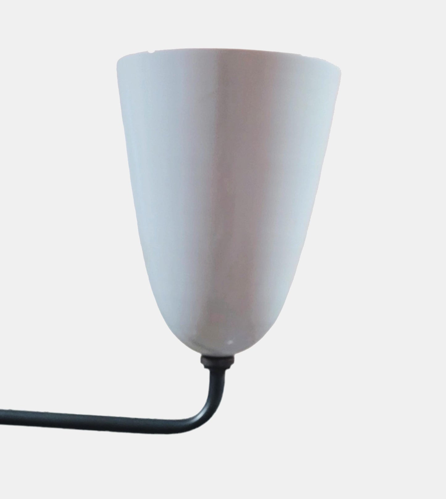 Handmade Brass 5-Arm Chandelier: Mid-Century Modern Ceiling Light