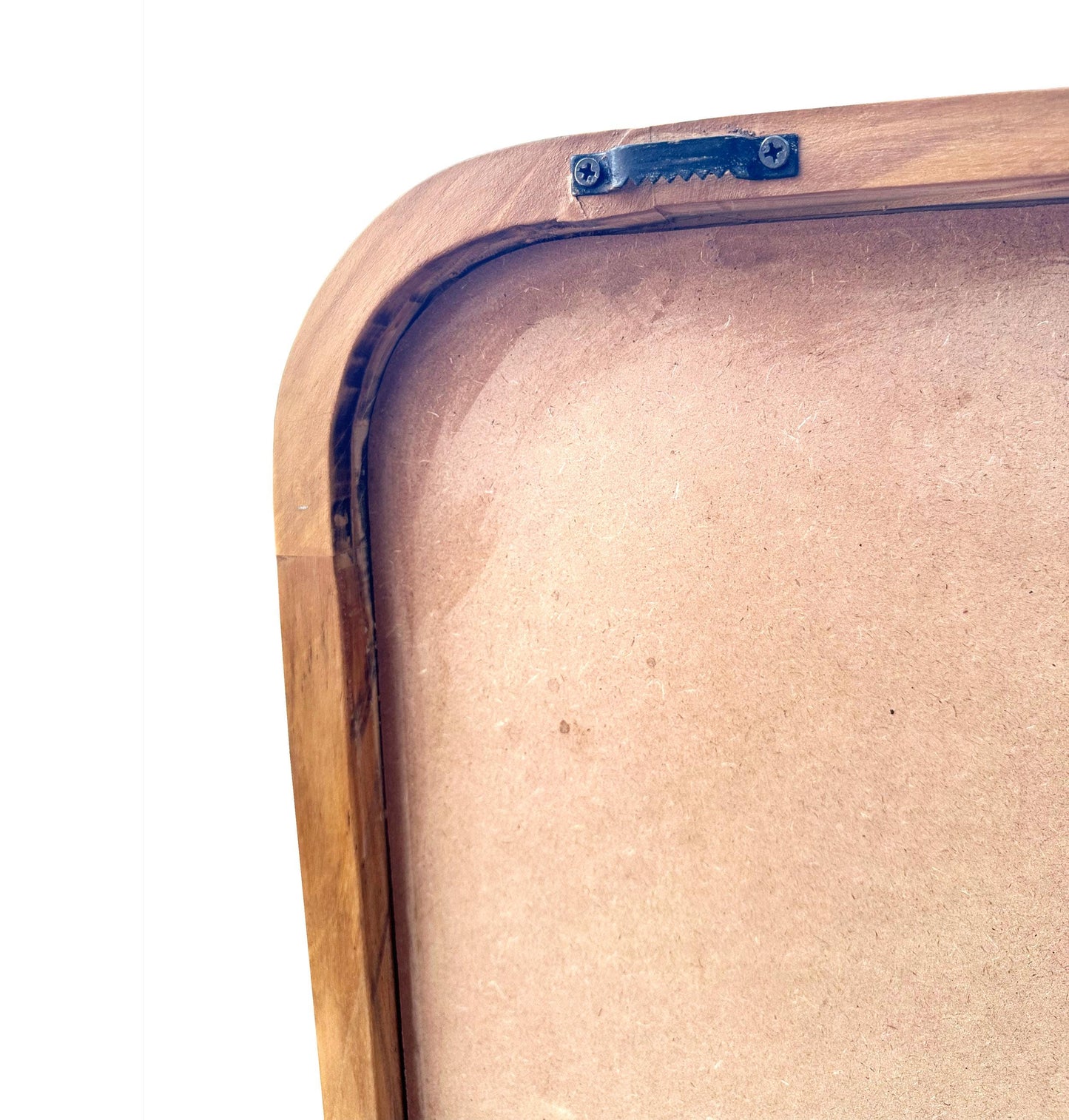 Handmade Teak Wood Mirror Frame: Mid Century Modern, Free Standing or Wall Mount