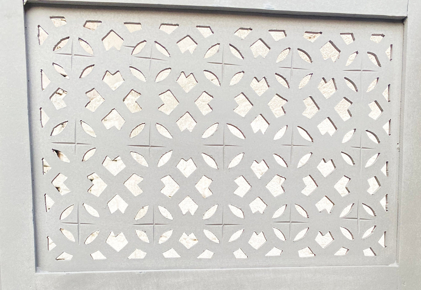 Mesh Style Wooden Folding Divider, Partition, Handmade Self standing saperater up to 7 feet height