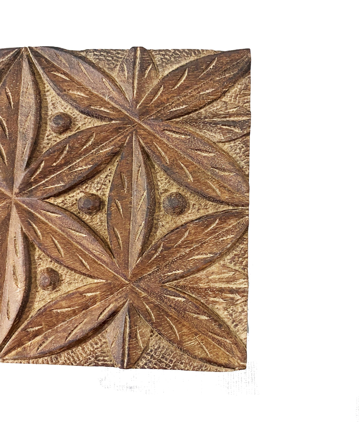 Handmade Wood Carving Box: Mid-Century Jewelry Box