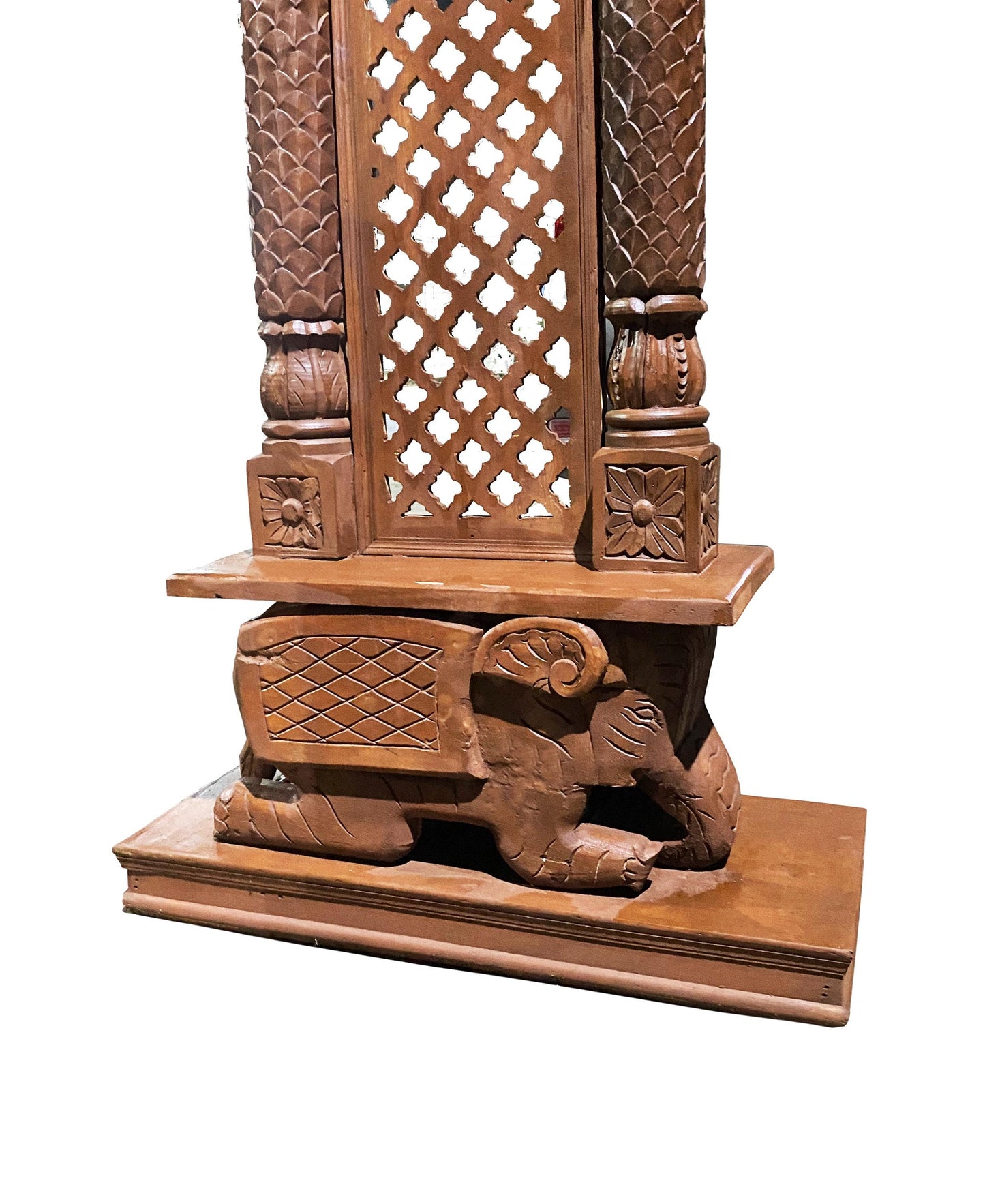 Handmade Teak Wood Swing: Traditional Jhula Decor