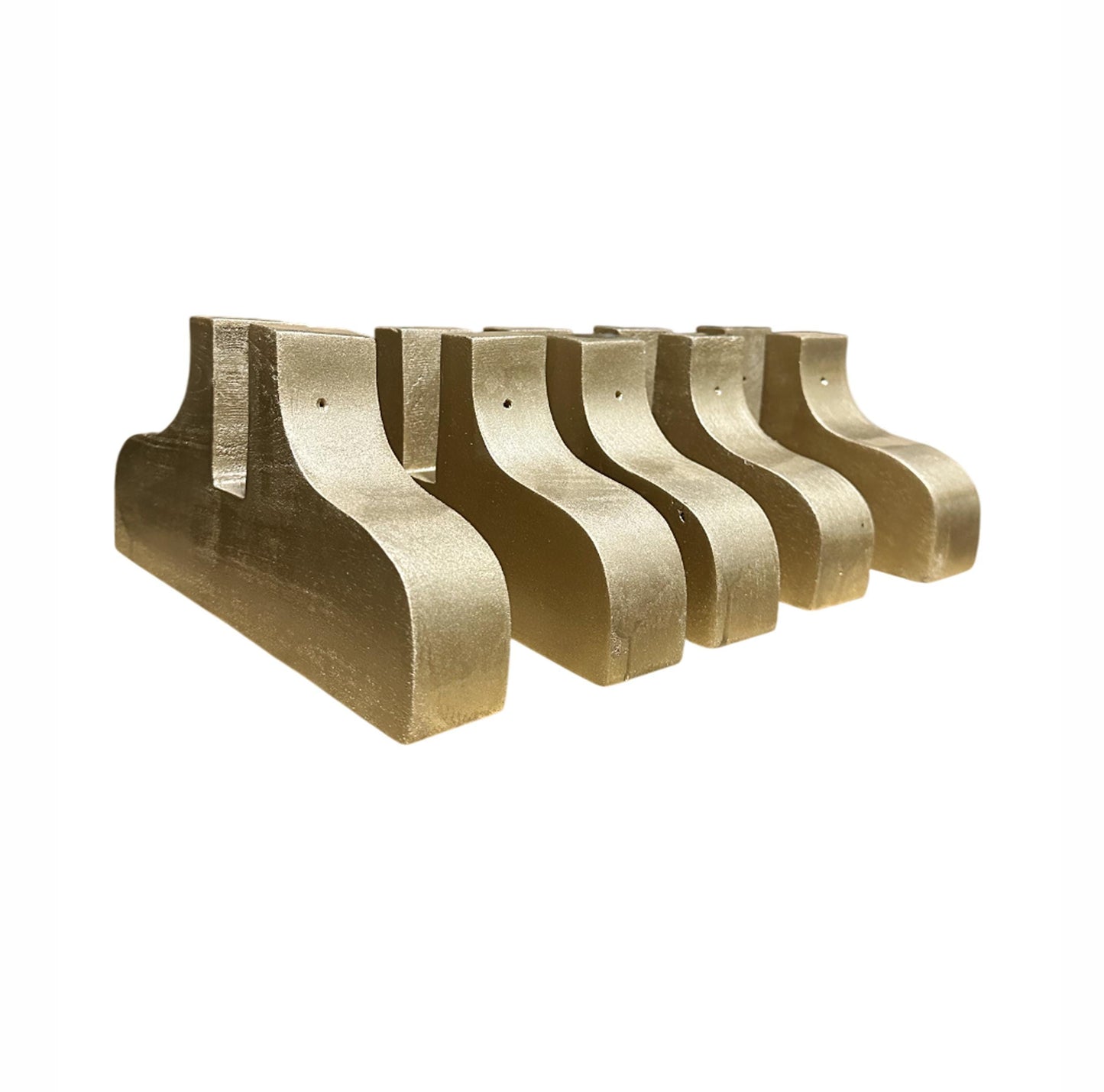 Handmade Wooden Divider Stands: Gold Solid Wood, Home & Office