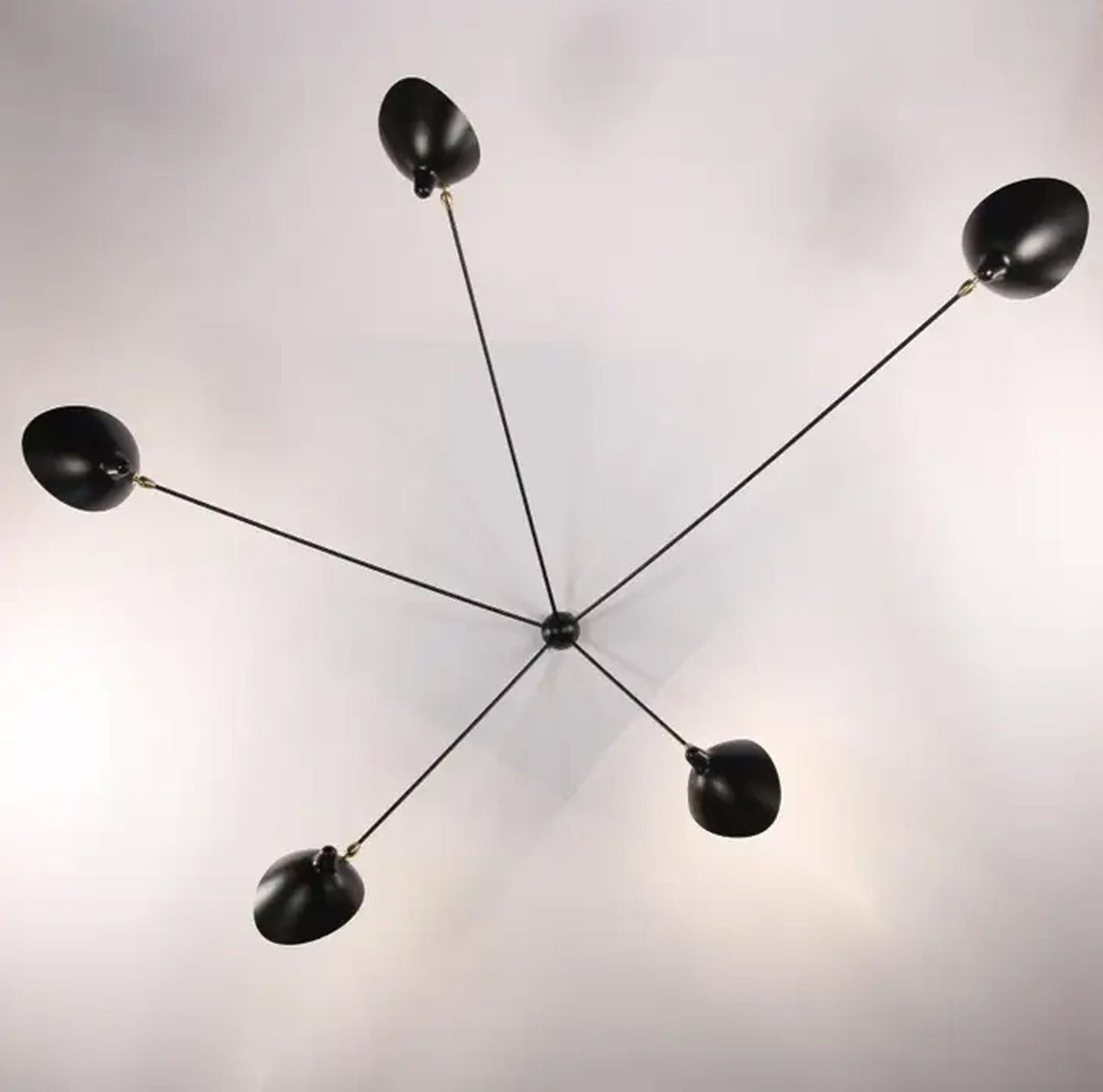 5 arm Spider Wall sconce, Handmade Brass wall light Large fixture