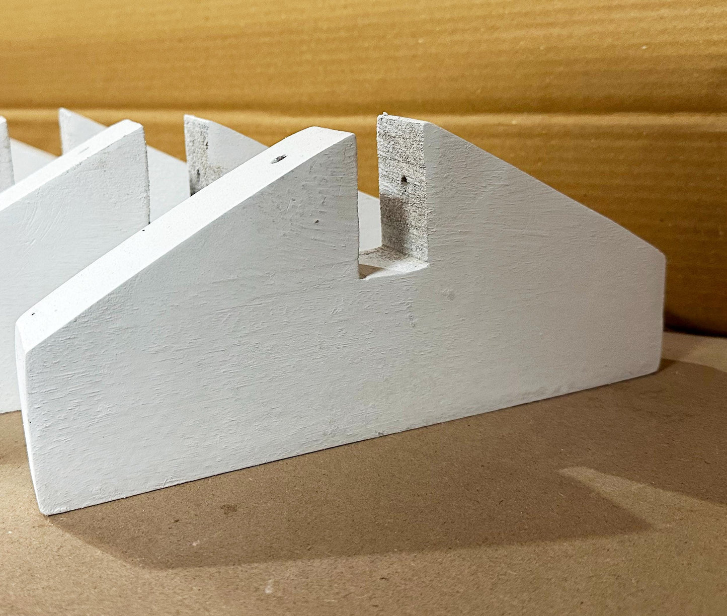 Handmade Wooden Divider Stands: Gold Solid Wood, Home & Office