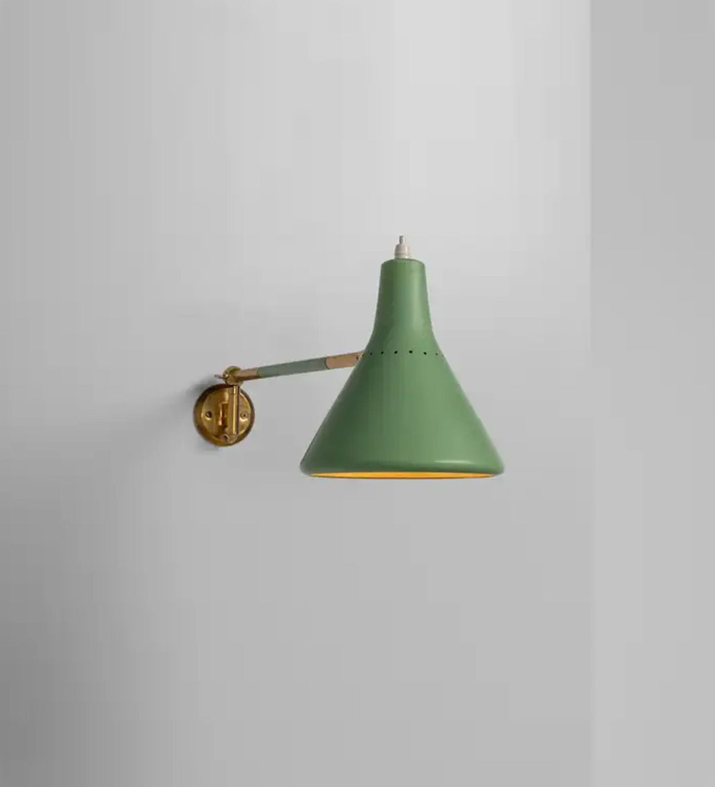Italian sconce Mid century Articulated bras wall light fixture