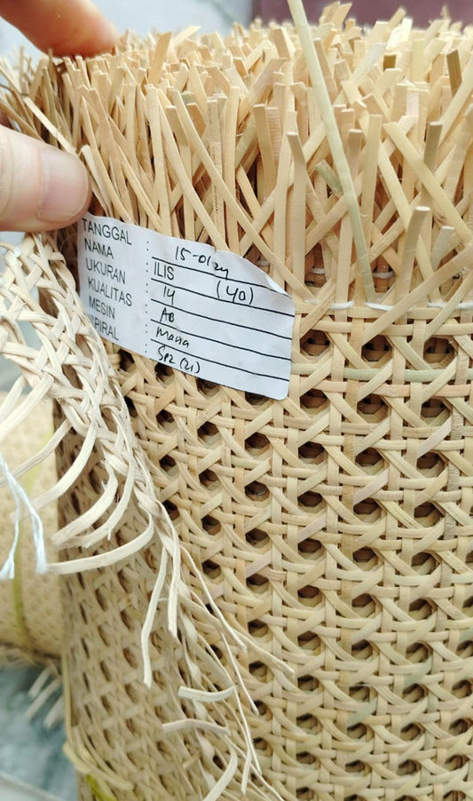 Handmade Rattan Cane Webbing, Handmade Open Weave Pre Woven Rattan Cane Webbing For chair and furniture