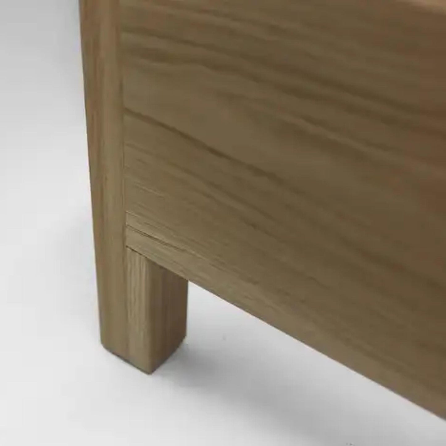 Handmade Tan Leather Tufted Bed: Oakwood Bohemian Bed Frame