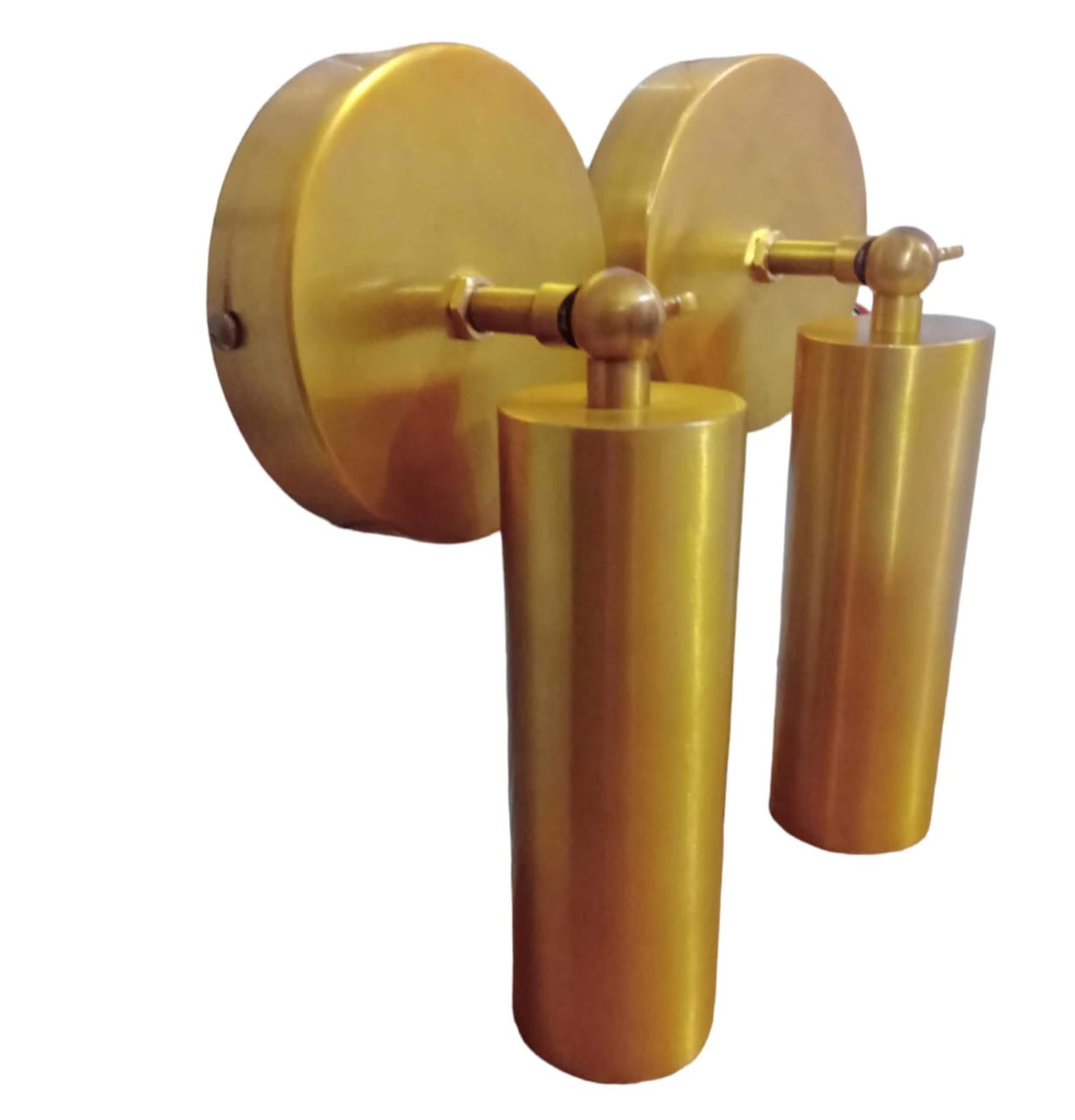 Handmade Brass Wall Sconce: Mid-Century Modern Light Fixture