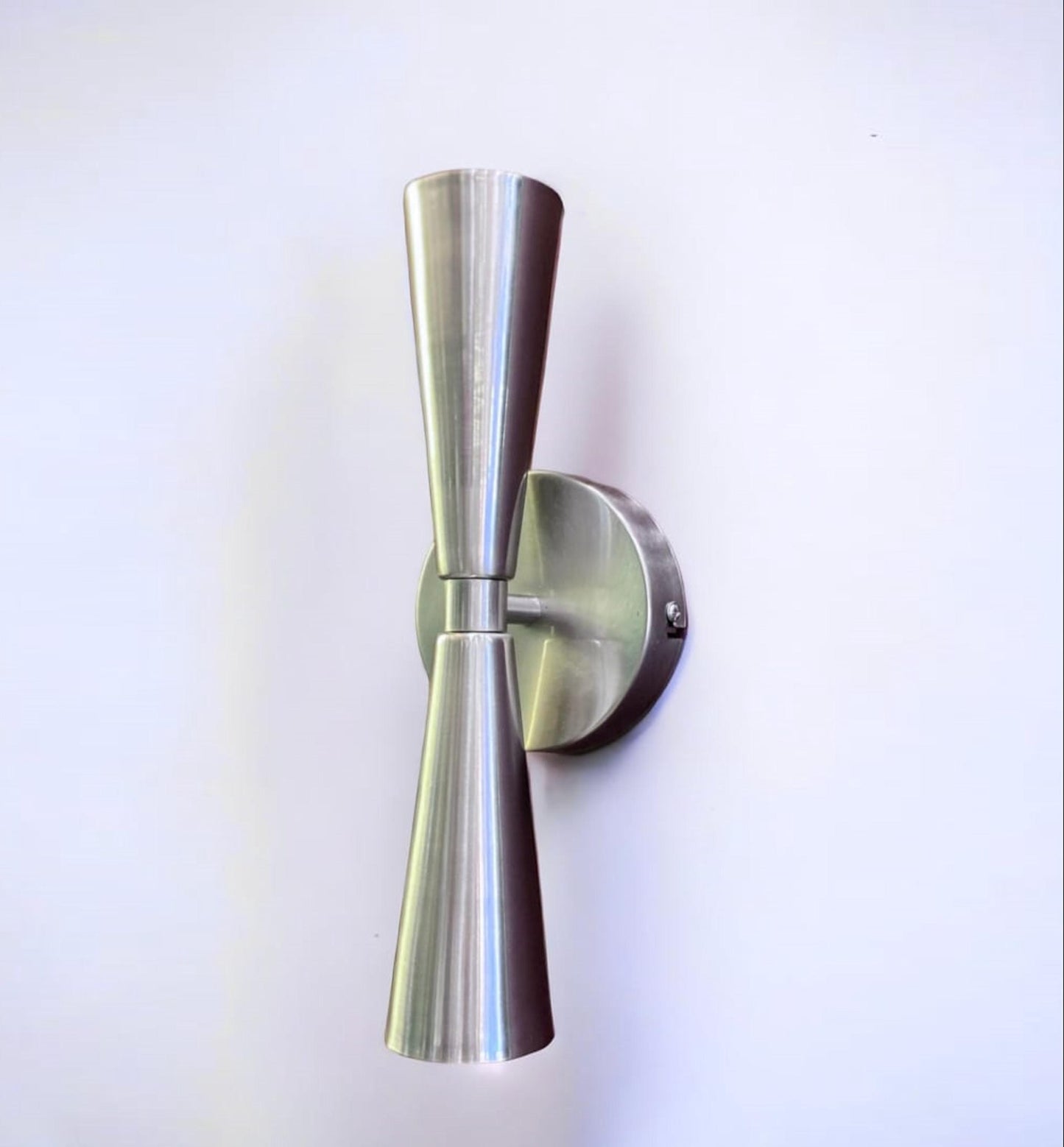 Handmade Brass Wall Sconce: Mid-Century Modern Light Fixture