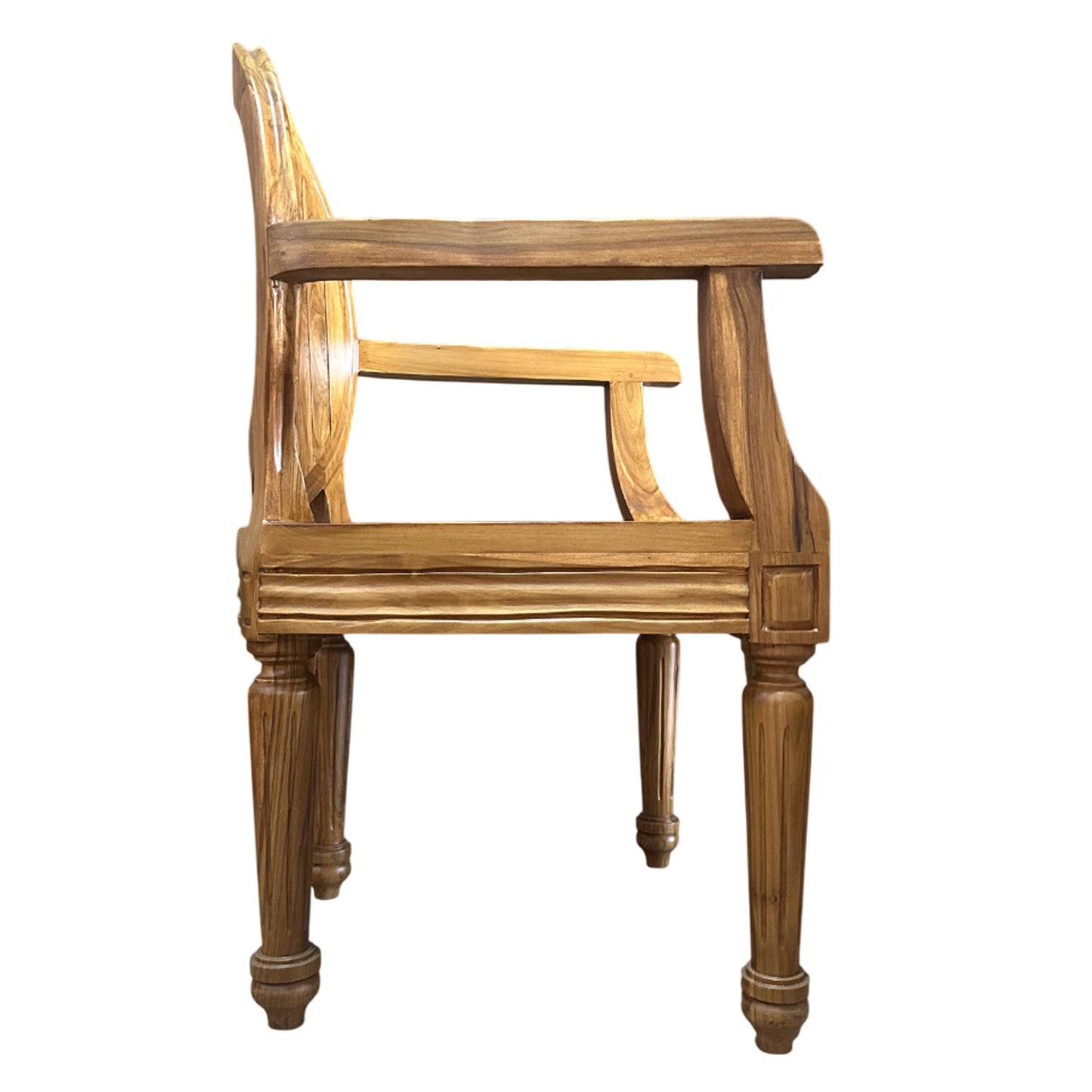 Wood Teak Chair for outdoor, handmade Natural Finished Wooden Solid chair