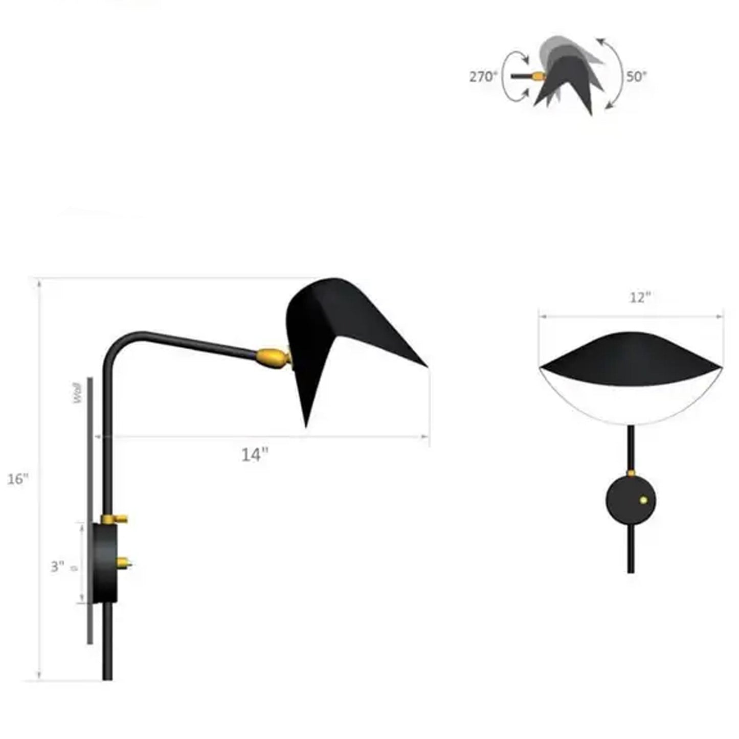 Italian Antony Sconce, handmade Modern Wall light fixture