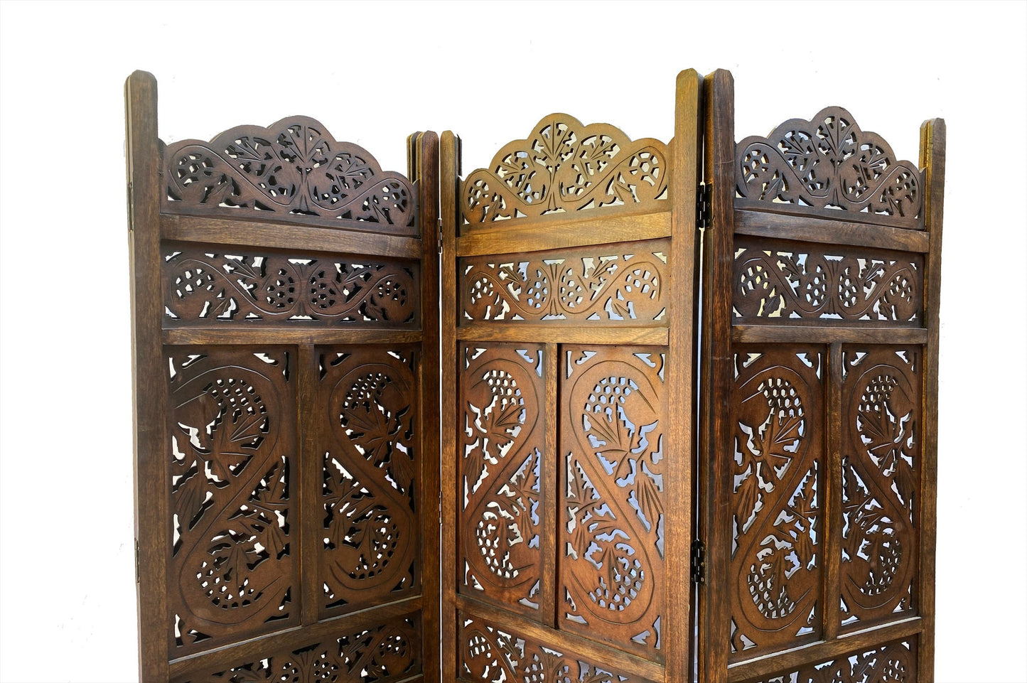 Mid century design Wooden Folding Divider, Partition, Handmade Self standing separator