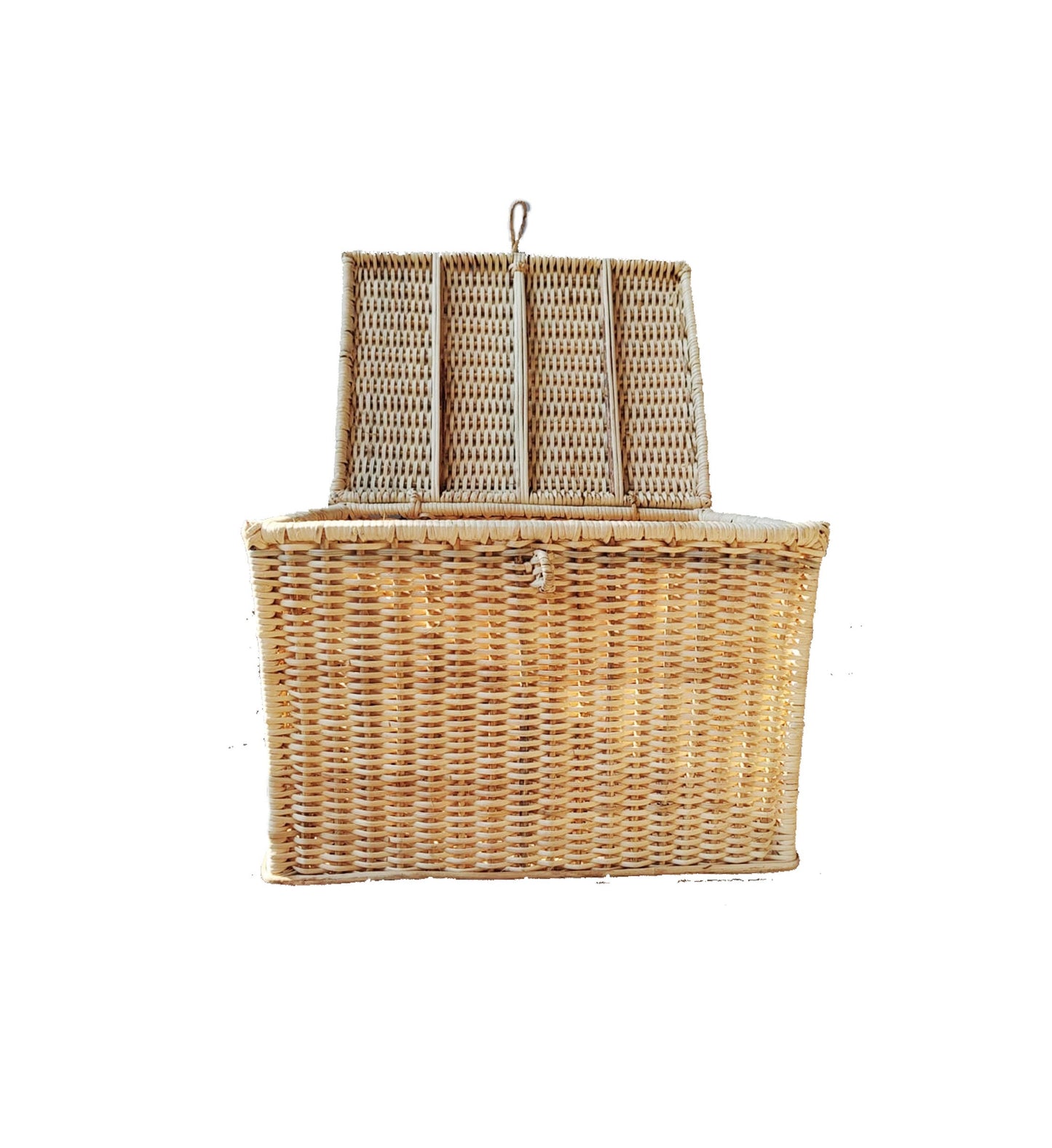 wicker basket organizer, hand woven Rattan basket set of 3