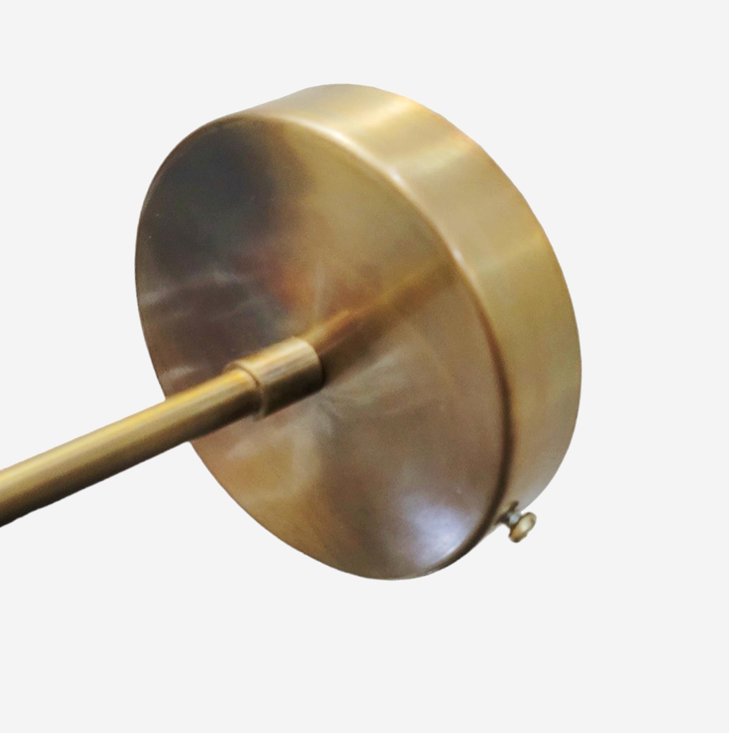 Handmade Italian Brass Wall Sconce: Mid-Century Modern Light Fixture