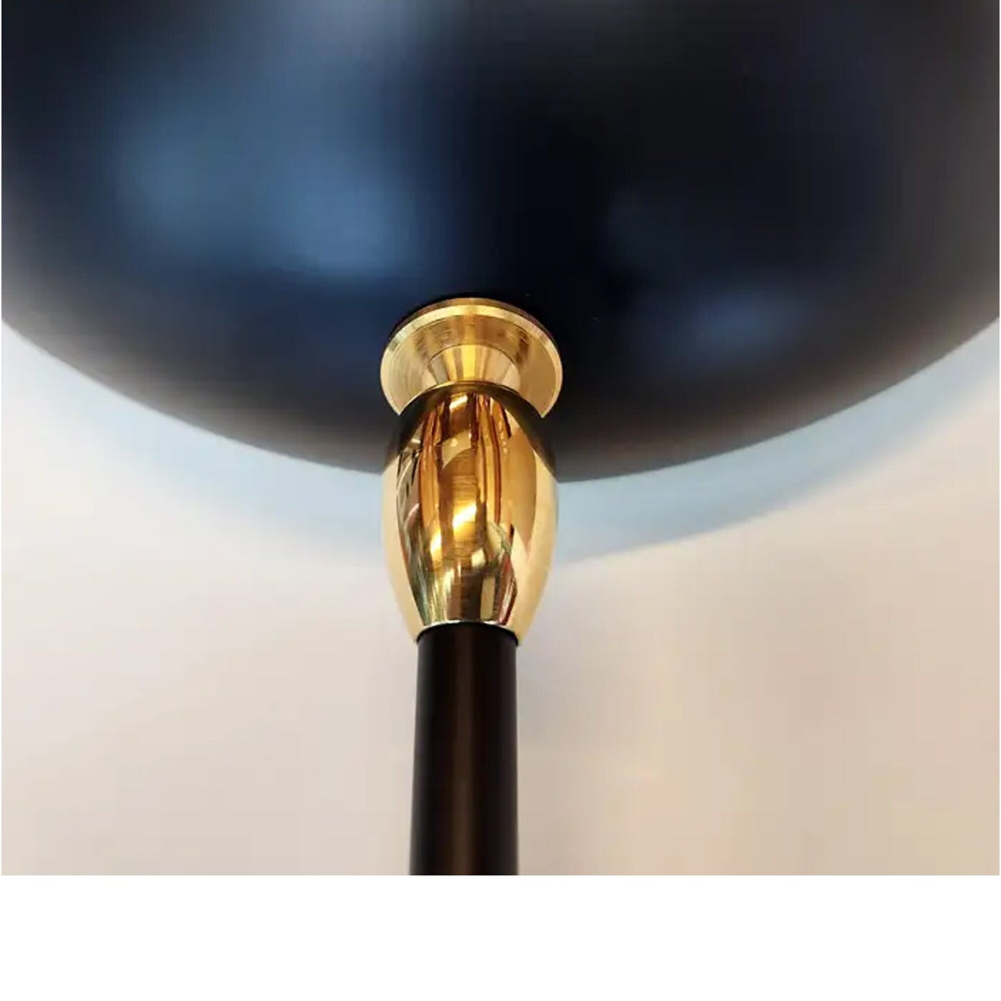 Brass Eye Wall sconce, Handmade Modern Curved disk sconce