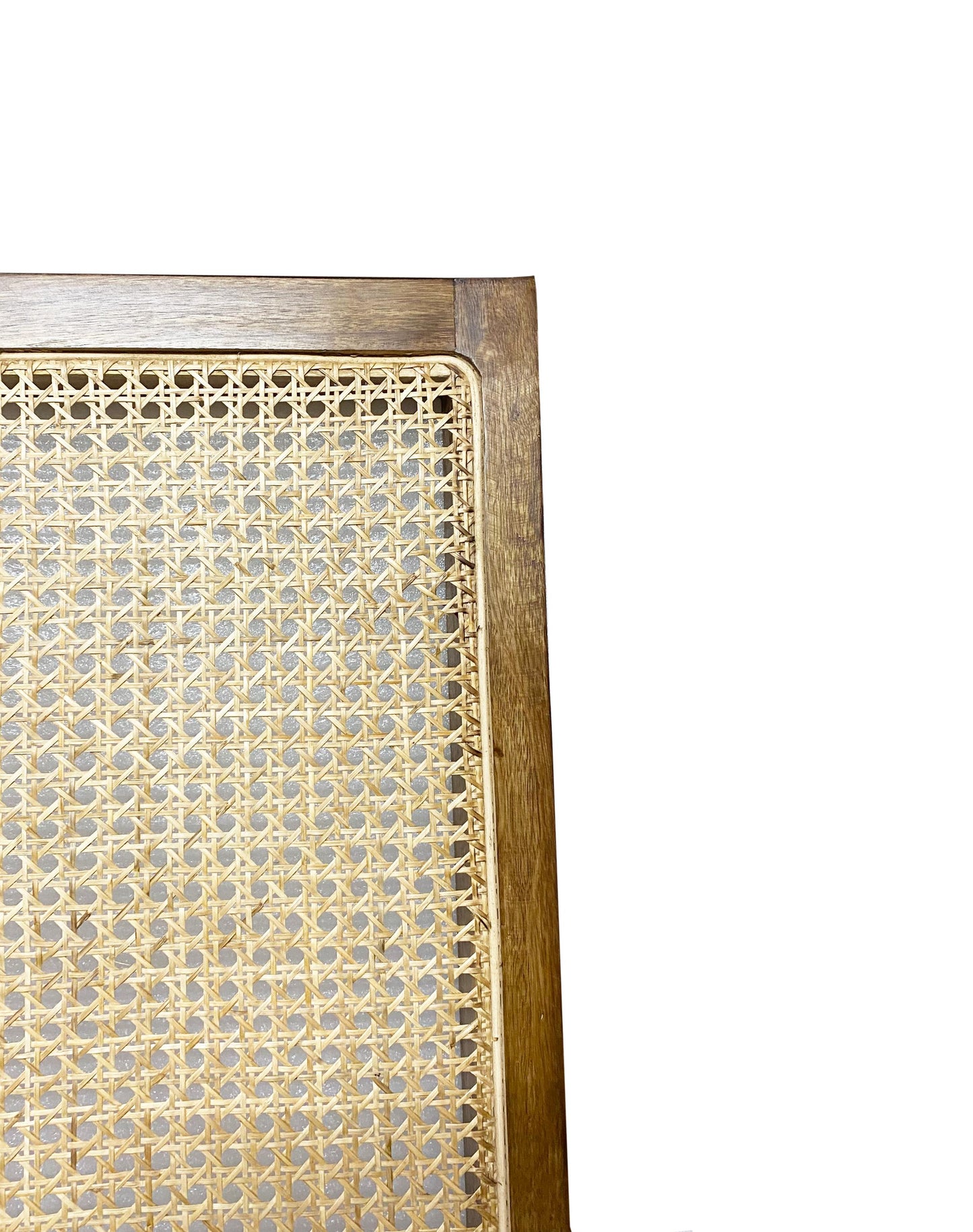 Mid century large Rattan Panel, Solid Wood Cane Room Divider, Wood Partition,  Room saperater Custom size also available