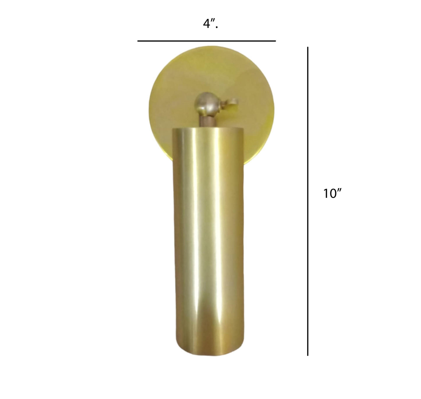 Handmade Brass Wall Sconce: Mid-Century Modern Light Fixture