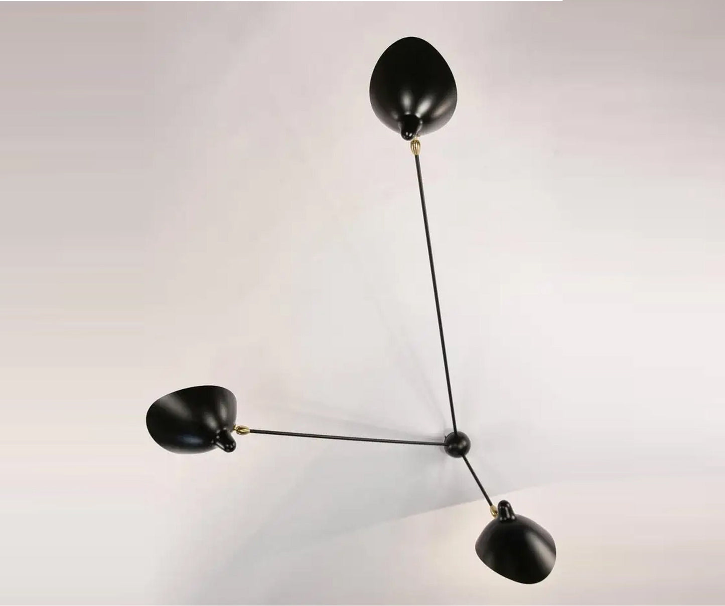 3 arm Spider Wall sconce, Handmade Brass wall light Large fixture