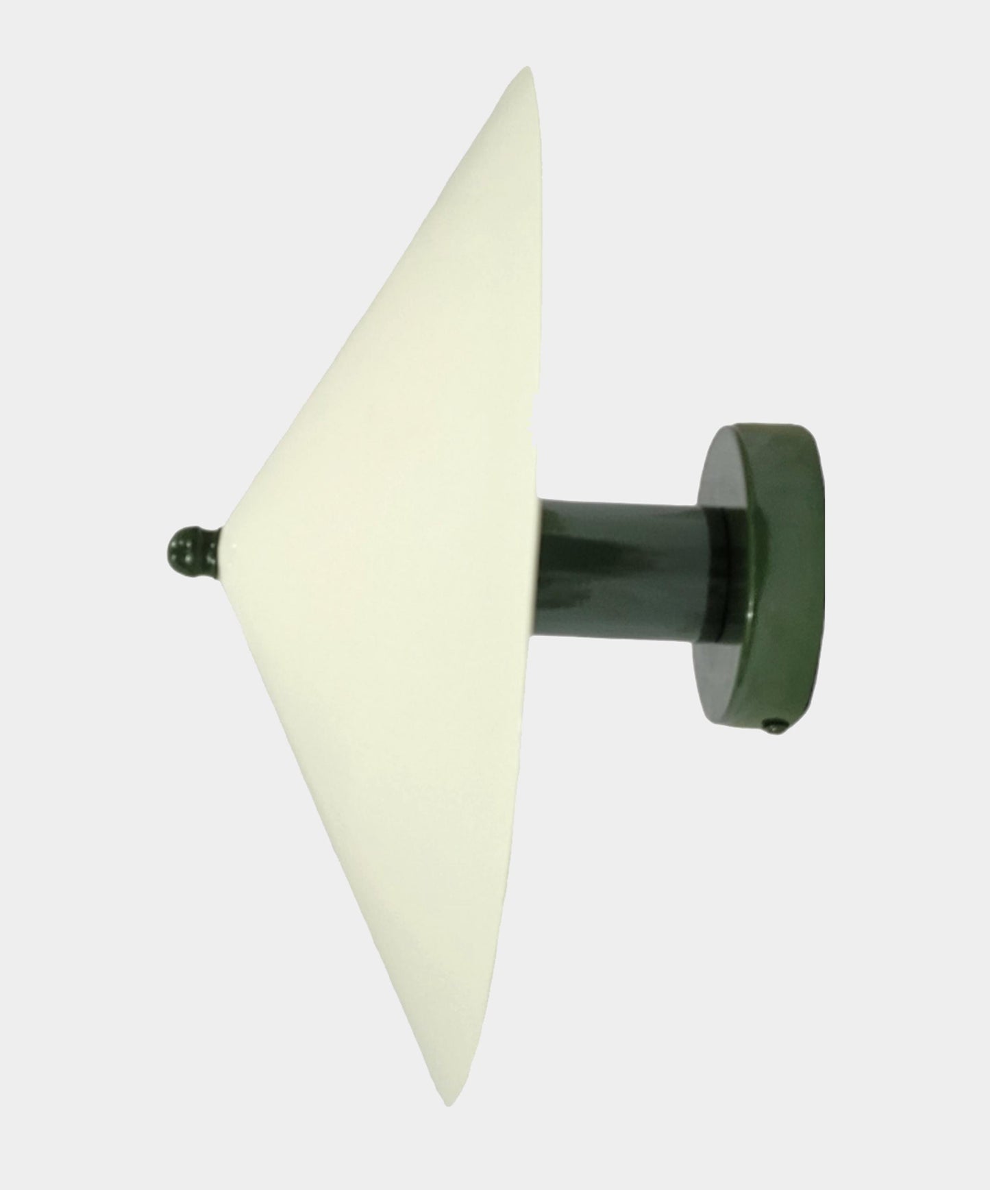 Handmade Brass 2-Light Flush Mount Ceiling Light: Mid-Century Italian Design