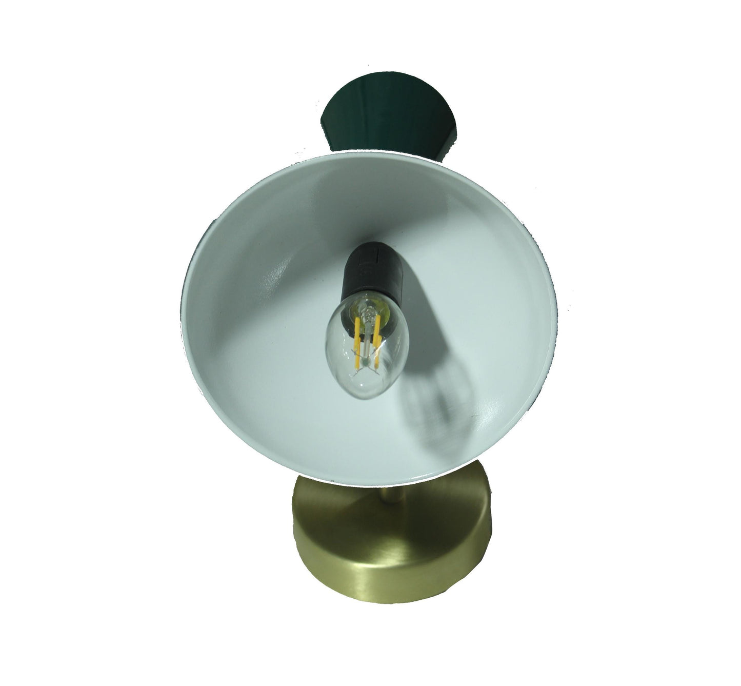 Handmade Brass Diabolo Wall Sconce: Mid-Century Modern Articulated Light