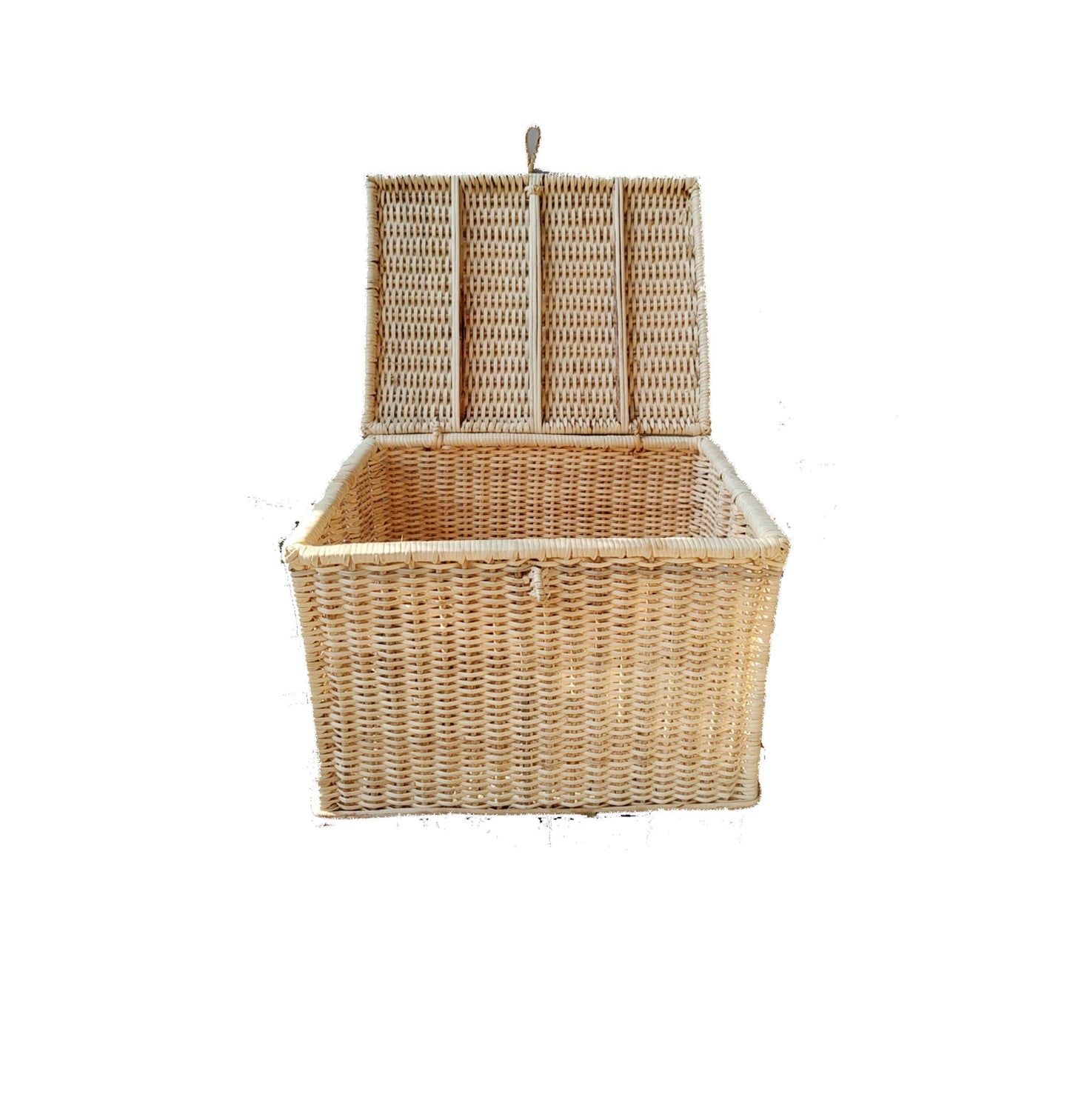 wicker basket organizer, hand woven Rattan basket set of 3