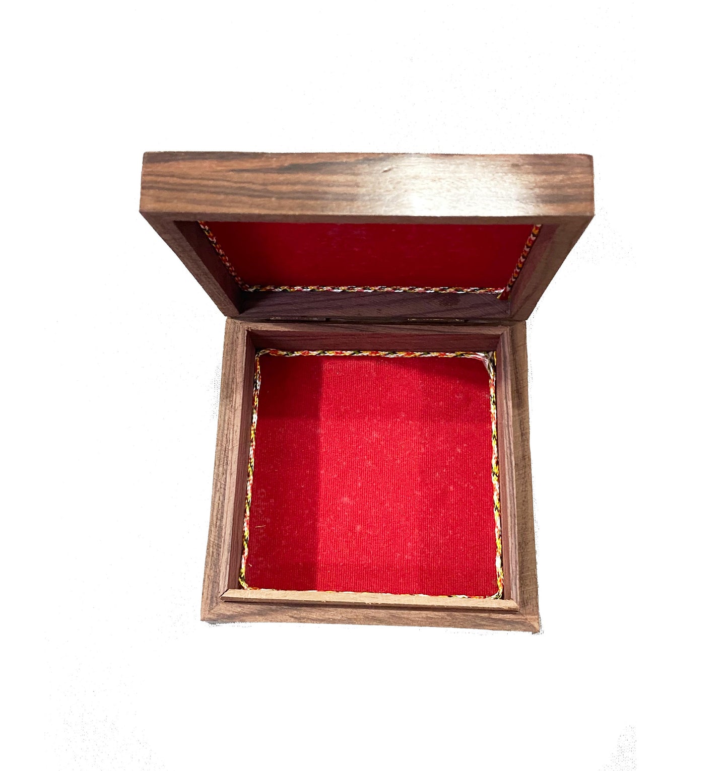 Handmade Wood & Brass Elephant Box: Mid-Century Decor